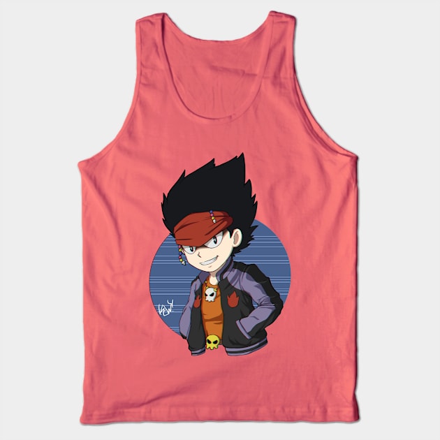 Daigo from Beyblade Burst and Evolution Tank Top by Kaw_Dev